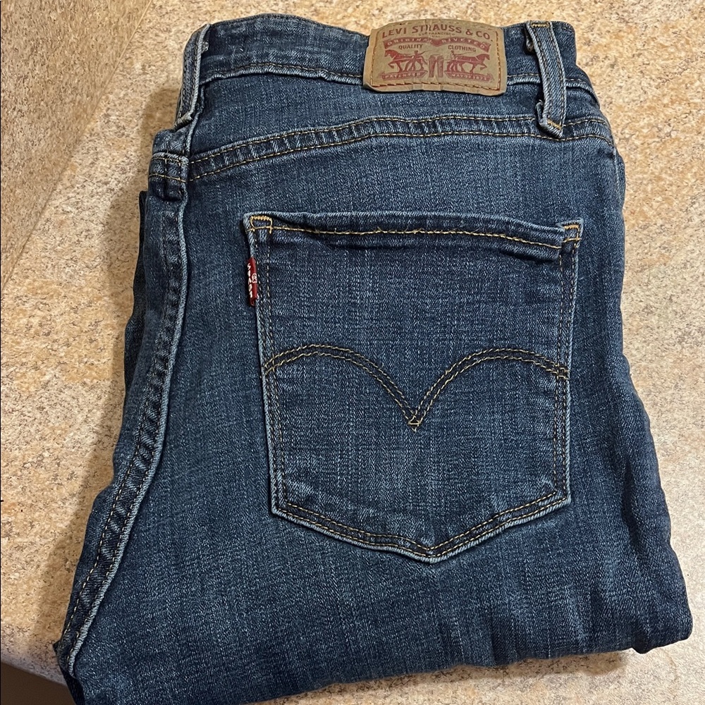 Levi's women’s Dark Blue Straight Jeans